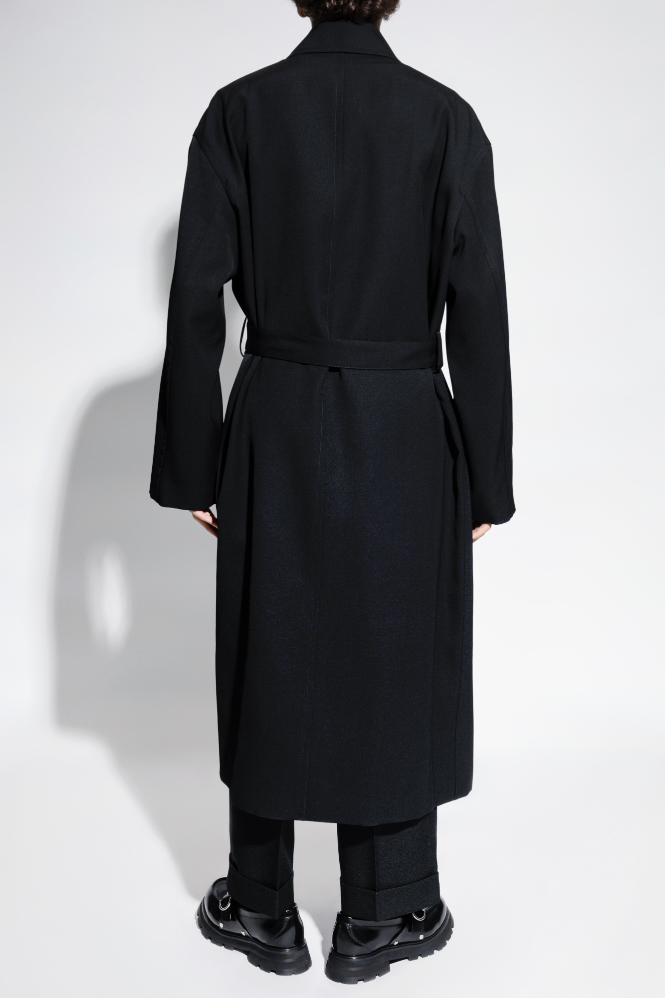 Black Wool Coat JIL SANDER - SchaferandweinerShops GB - jil Black Wool Coat JIL SANDER - SchaferandweinerShops GB - jil